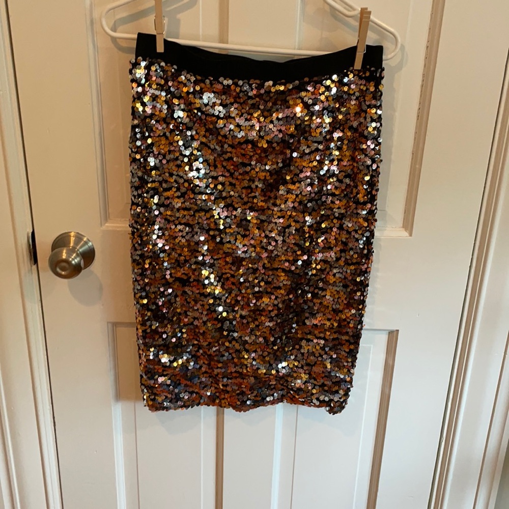 H&M sequin skirt